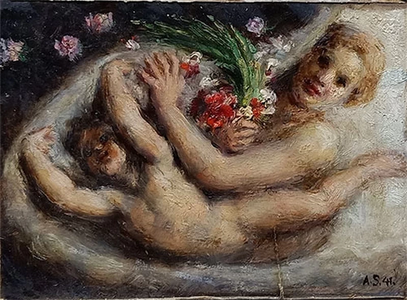 Dea e putto
